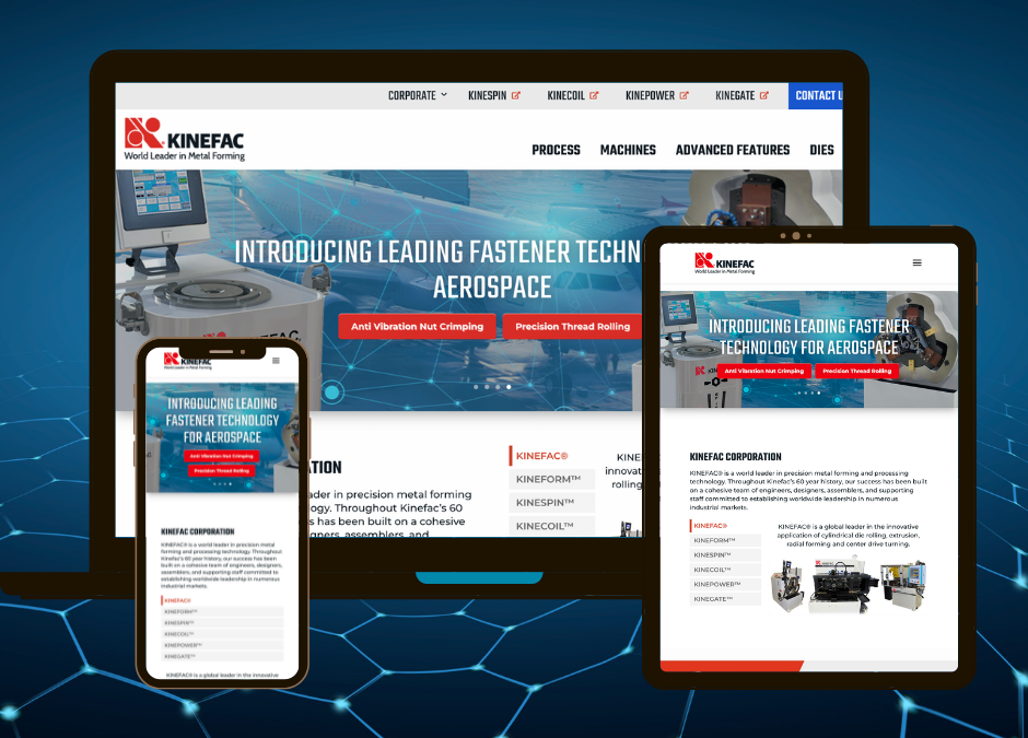 Applied Interactive Launches New Website for Kinefac Corporation
